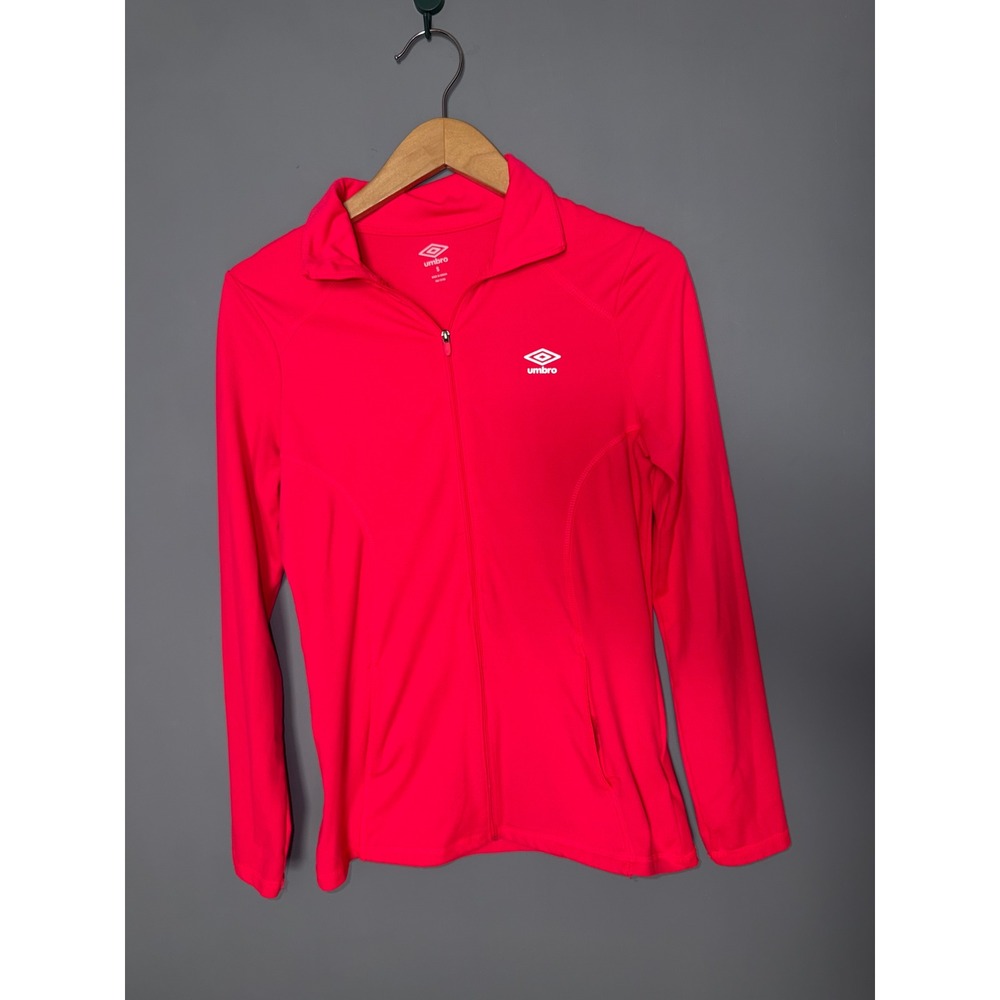 Umbro Women S Full Zip Athletic Jacket Neon Pink Size Small